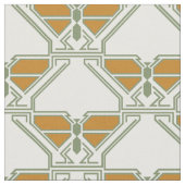 Art Deco Butterflies Stoff (Nahaufnahme)