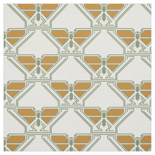 Art Deco Butterflies Stoff (Muster)