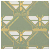 Art Deco Butterflies Stoff (Nahaufnahme)