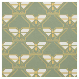 Art Deco Butterflies Stoff