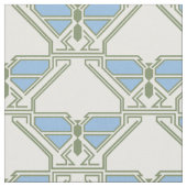 Art Deco Butterflies Stoff (Nahaufnahme)