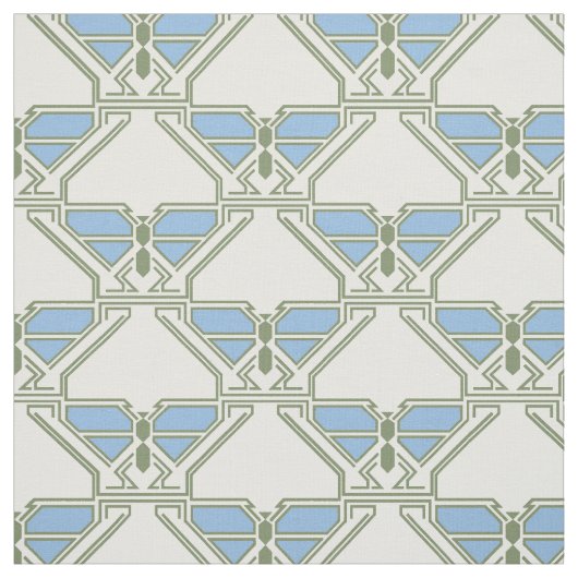 Art Deco Butterflies Stoff (Muster)