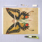 Art Deco Butterfly Fairy FX Leyendecker Decoupage Seidenpapier (Handwerk)