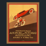 Art Deco Car Poster<br><div class="desc">Vintages Art-Deco-Automobil- und Motorrad-Poster</div>