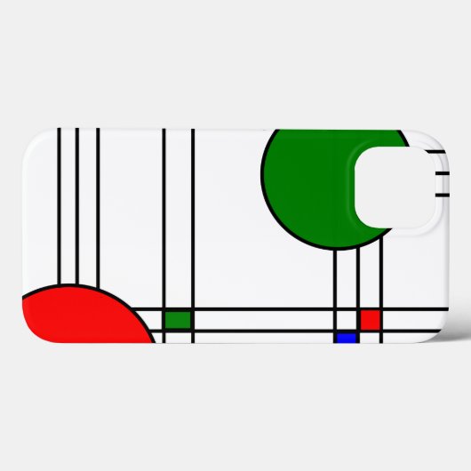 Art Deco Case-Mate iPhone Hülle (Rückseite (Horizontal))