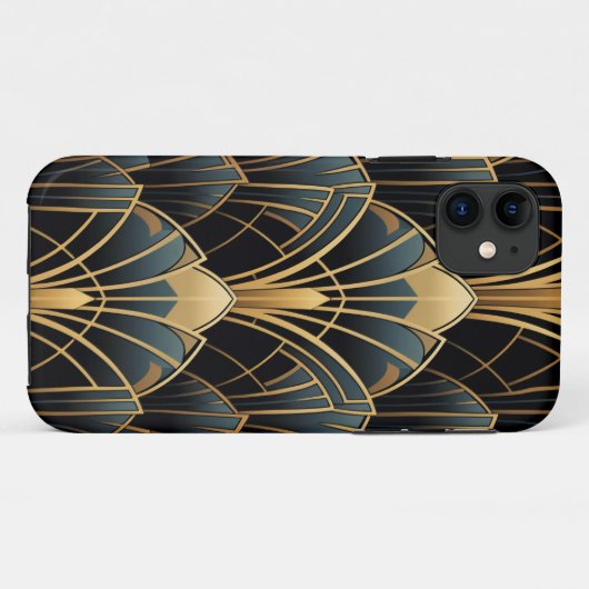 Art Deco Case-Mate iPhone Hülle (Rückseite (Horizontal))