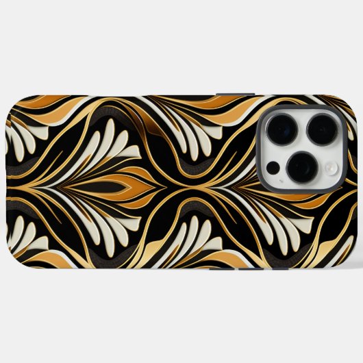 Art Deco Case-Mate iPhone Hülle (Rückseite (Horizontal))