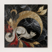 Art Deco Cat Puzzle (Horizontal)