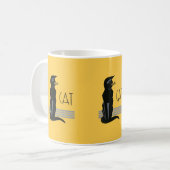 Art Deco Cat Tasse (Vorderseite Links)