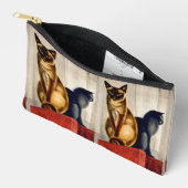 Art Deco Cats Zubehörtasche (Offen)