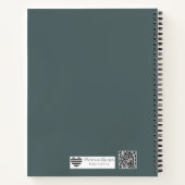 Art Deco Celebration | Pearl & Sunburst Wedding Notizblock (Rückseite)