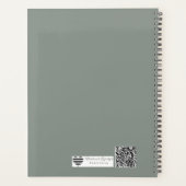 Art Deco Celebration | Pearl & Sunburst Wedding Planer (Rückseite)