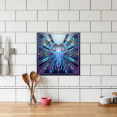 Art Deco Celestial Jellyfish Deep Sea Glow Ceramic Fliese