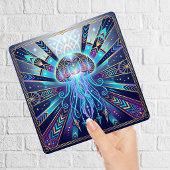Art Deco Celestial Jellyfish Deep Sea Glow Ceramic Fliese