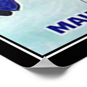 Art Deco Cello Musician Vintage Poster (Ecke)