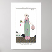 Art Deco Charles Martin Fashion Plate Print Poster (Vorne)