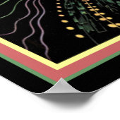 Art Deco Chicago Poster 12 x 16 (Ecke)