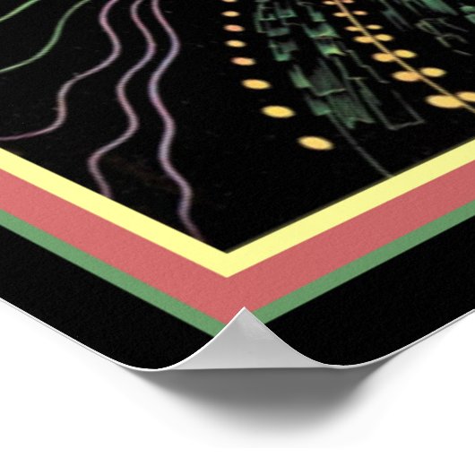 Art Deco Chicago Poster 12 x 16 (Ecke)