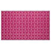 Art Deco Chinese Fret, Fuchsia Pink Stoff (Fat Quarter (45,7 x 55,9 cm))