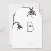 Art Déco Christliche Die Einladungen für Hochzeite (Rückseite)