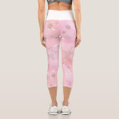 Art Deco Christmas Capri Leggings (Rückseite)