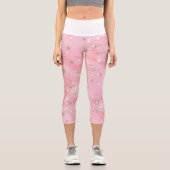 Art Deco Christmas Capri Leggings (Vorderseite)