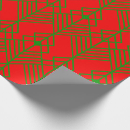Art Deco Christmas Geschenkpapier (Ecke)