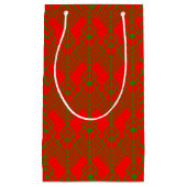 Art Deco Christmas Kleine Geschenktüte (Vorderseite)