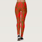 Art Deco Christmas Leggings (Rückseite)