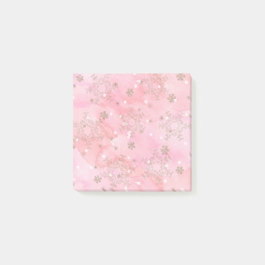 Art Deco Christmas Post-it Klebezettel (Vorderseite)