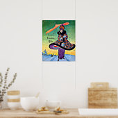 Art Deco Christmas Poster (Küche)