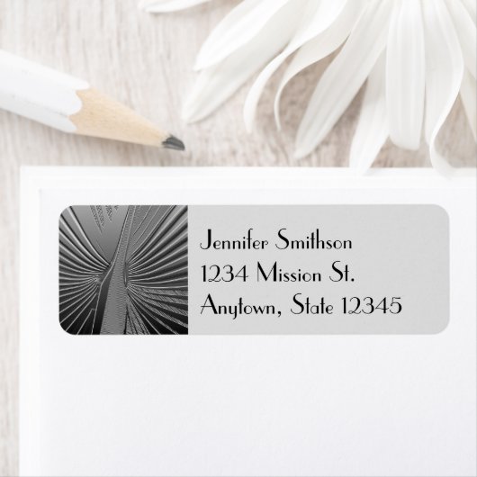 Art Deco Chrom Palmenblatt - anpassbar (Insitu)