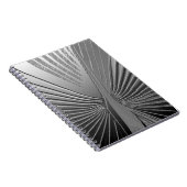Art Deco Chrom Palmenblatt Notizblock (Rechte Seite)