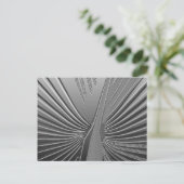 Art Deco Chrompalme Postkarte (Stehend Vorderseite)