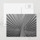 Art Deco Chrompalme Postkarte (Vorne/Hinten)