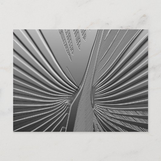 Art Deco Chrompalme Postkarte (Vorderseite)
