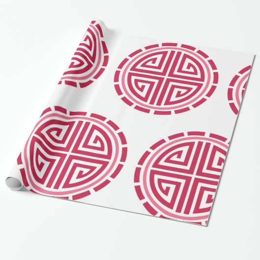 Art Deco Circle Geschenkpapier (Ungerollt)