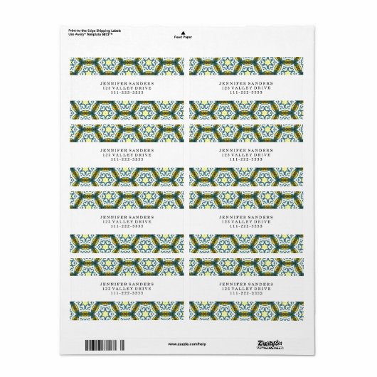 ART DECO CIRCLE PATTERN (Vorne)