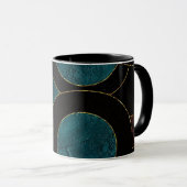 ART DECO CIRCLES MUG TASSE (VorderseiteRechts)