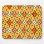Art Deco Citrus Raute Mousepad (Vorne)