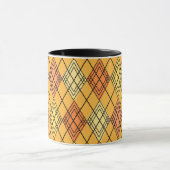 Art Deco Citrus Raute Tasse (Zentrum)