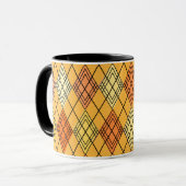 Art Deco Citrus Raute Tasse (Vorderseite Links)