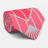 Art Deco Clam Muscheln Krawatte (Gerollt)