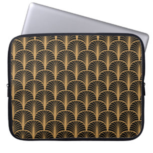 Art Deco Classic: Geometrisches Vintages Ornament. Laptopschutzhülle