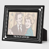 Art Deco Classic (horizontal - Personalisiert) Fotoplatte (Seite)