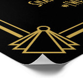 ART Deco Cocktail Bar Zeichen Gatsby Party der 192 Poster (Ecke)