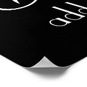 Art Deco Cocktails Großes individuelles Poster (Ecke)