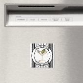 Art Deco Cocktails Magnete Magnet (In Situ (Geschirrspüler))