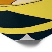 Art Deco Coffee Time dank Poster (Ecke)