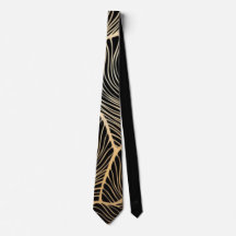 Art Deco Collection Die Palmen Gold Schwarz